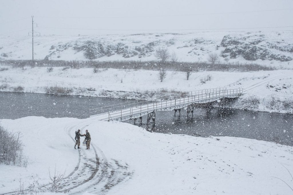 Brendan Hoffman, Ukrainian Soldiers in the Snow