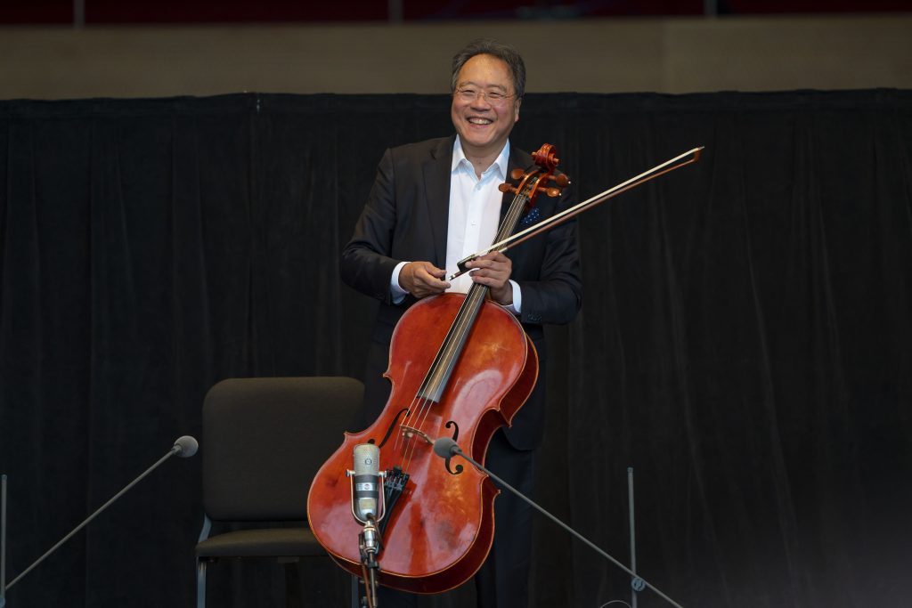 Yo-Yo Ma gave the year's best concert in Grant Park. Photo by Todd Rosenberg Photography.