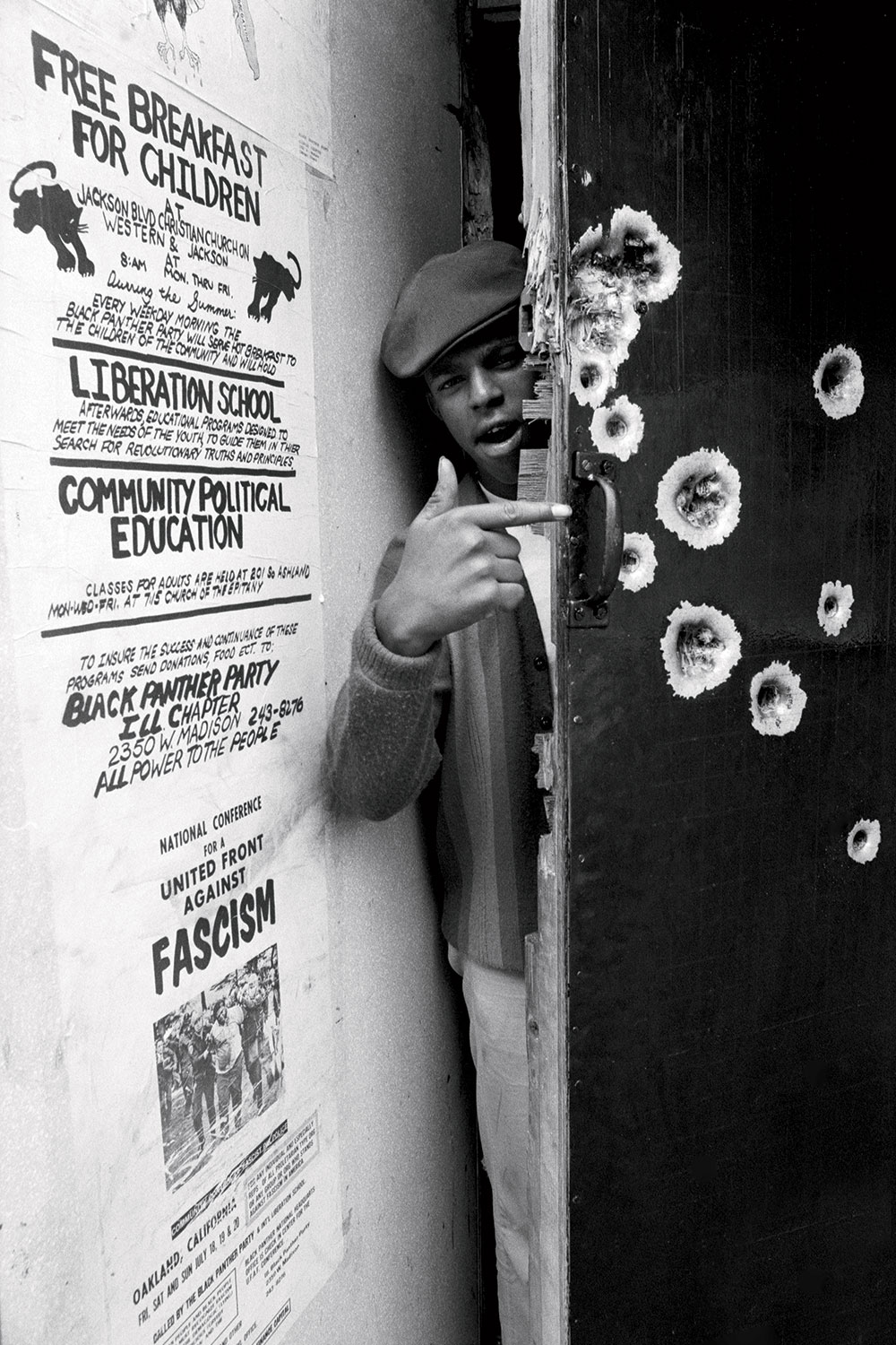 Art Shay, After the police had raided Black Panther Party headquarters