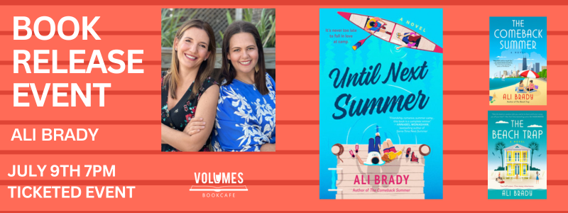 Image of the writing duo Ali Brady, authors of UNTIL NEXT SUMMER