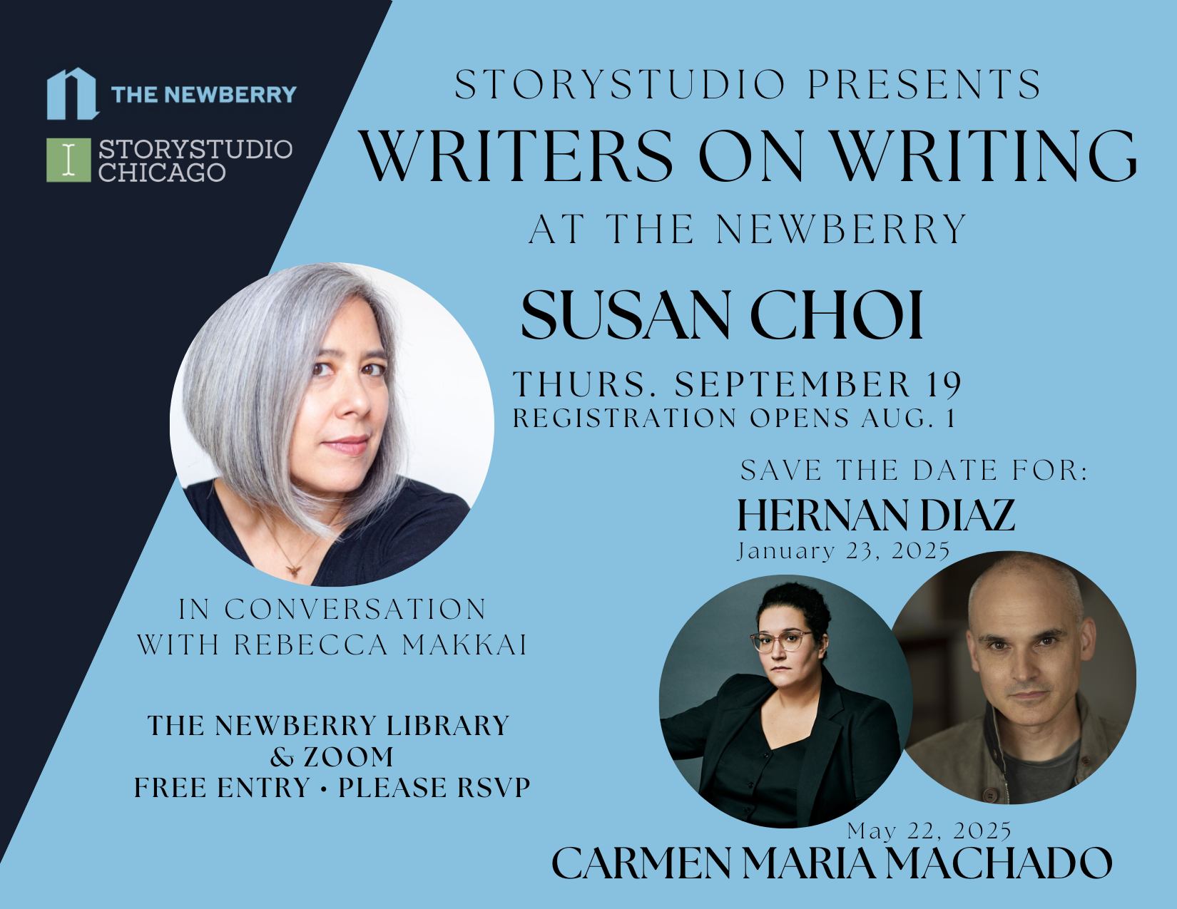 Writers on Writing event presented by the Newberry Library and StoryStudio Chicago